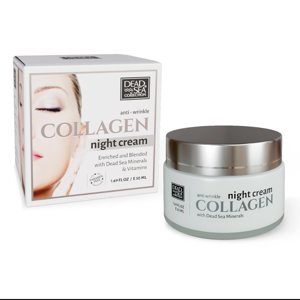 Dead Sea Collection Collagen Anti Wrinkle Night Cream - Firming Cream